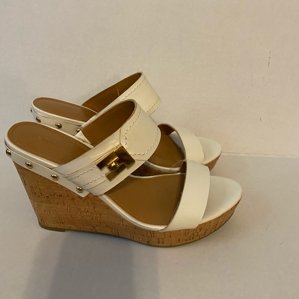 Tommy Hilfiger white and good Wedges